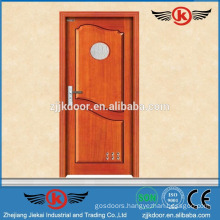 JK-W9002 free painting door carved single wood interior swinging door